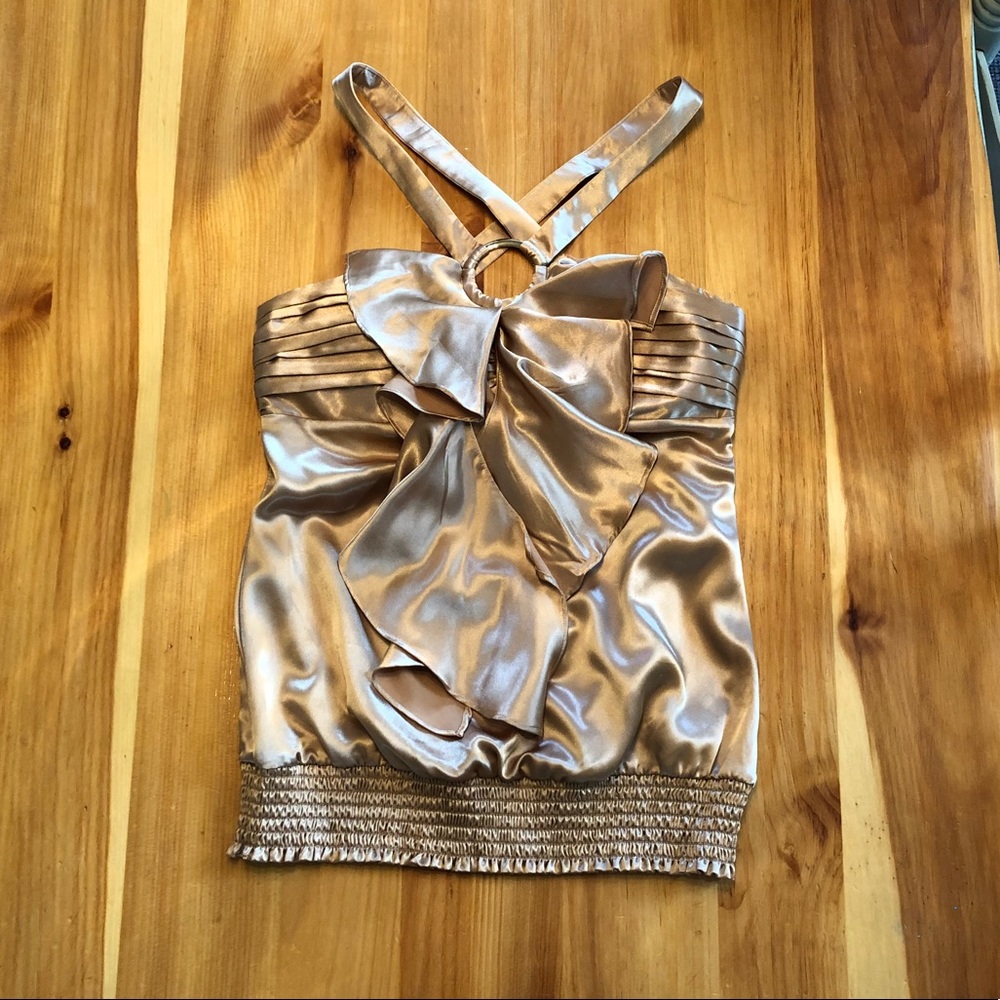 Beautiful Gold padded top!